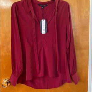 Women's Sonia Top by Walter Baker Burgundy Blouse